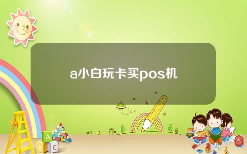 a小白玩卡买pos机