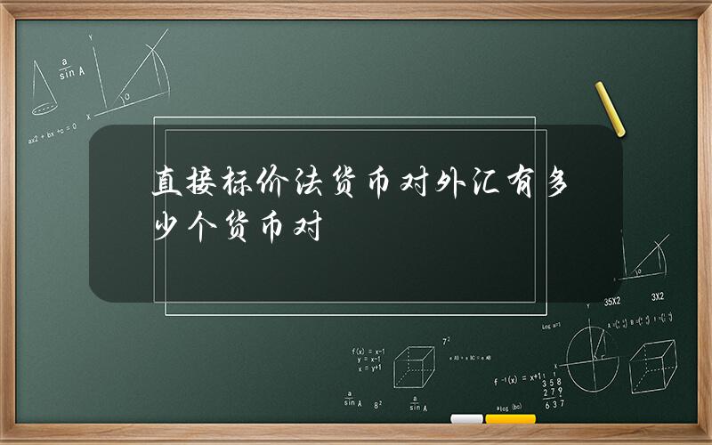 直接标价法货币对 外汇有多少个货币对