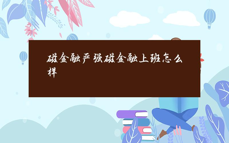 磁金融严强(磁金融上班怎么样)