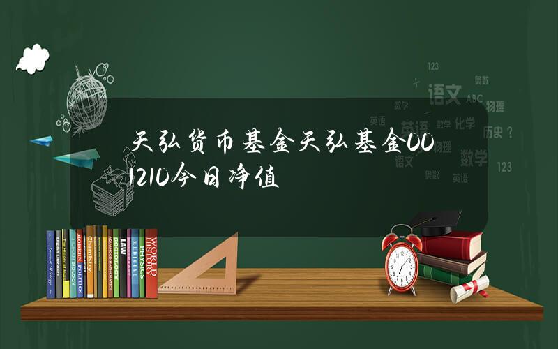 天弘 货币基金？天弘基金001210今日净值