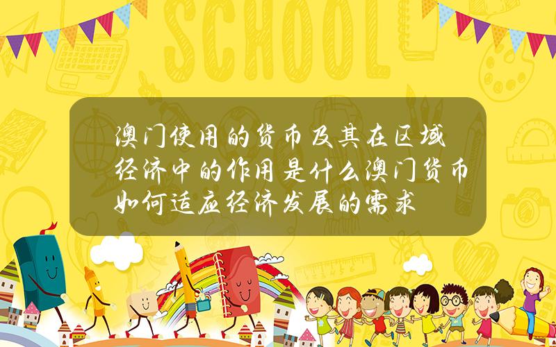 澳门使用的货币及其在区域经济中的作用是什么？澳门货币如何适应经济发展的需求？