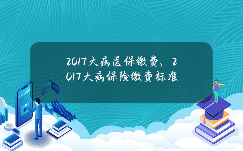 2017大病医保缴费，2017大病保险缴费标准