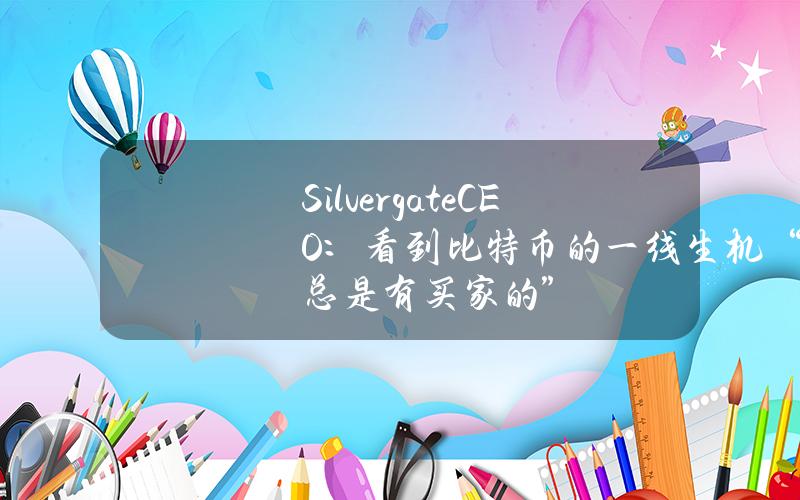 SilvergateCEO：看到比特币的一线生机“总是有买家的”