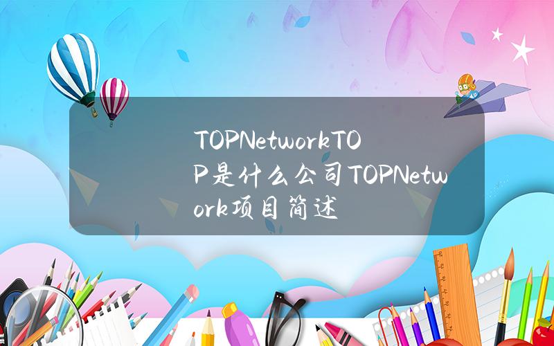 TOPNetwork(TOP)是什么公司？TOPNetwork项目简述