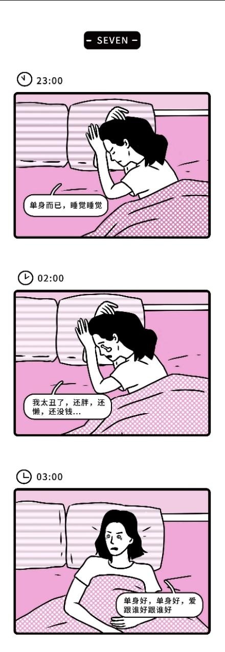 现代男生女生在床上都会想些什么！（漫画）