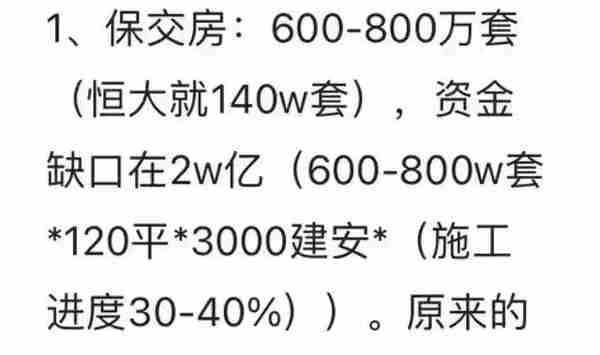 保交楼、保民生、保稳定