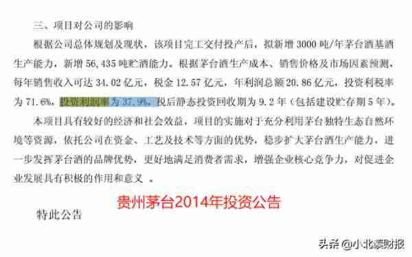 投资利润率高达77%！果然还是茅台最赚钱