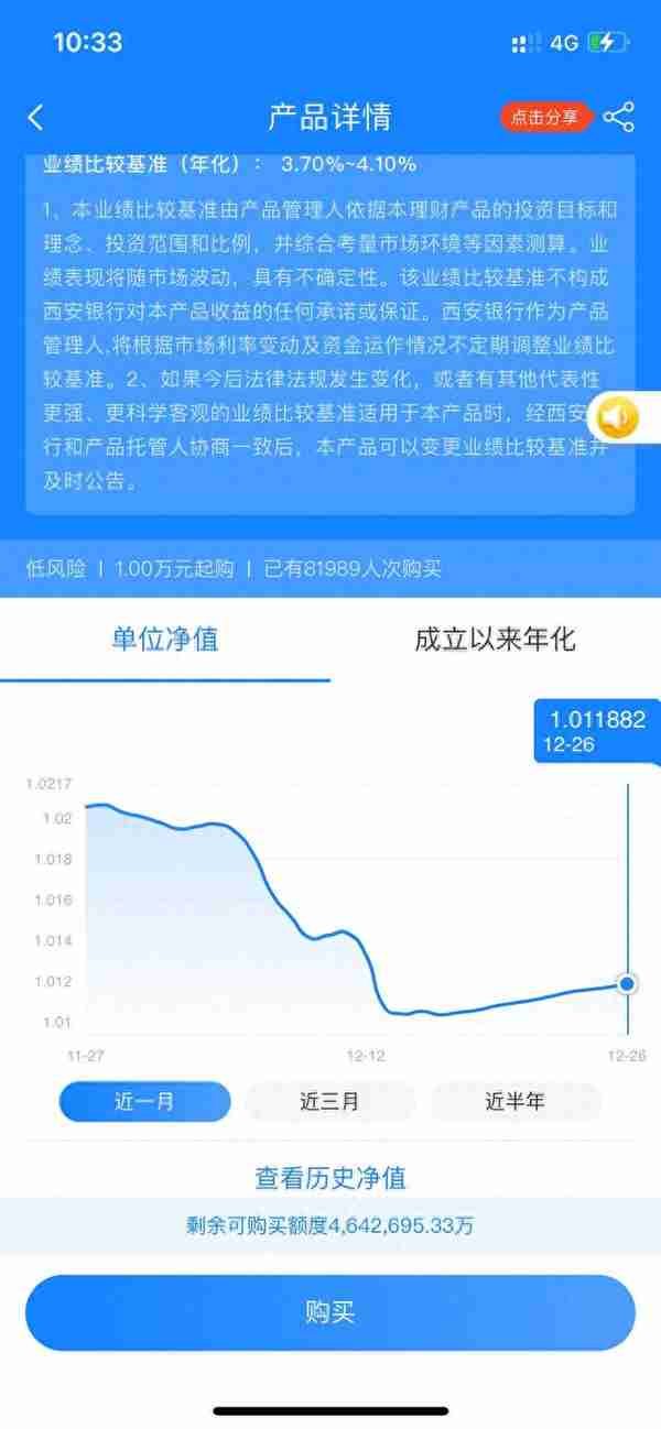 面对【今日12.27】银行理财收益正增长，我还是决定再买入一笔