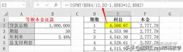 Excel太强大了，居然还能计算房贷月供和利息