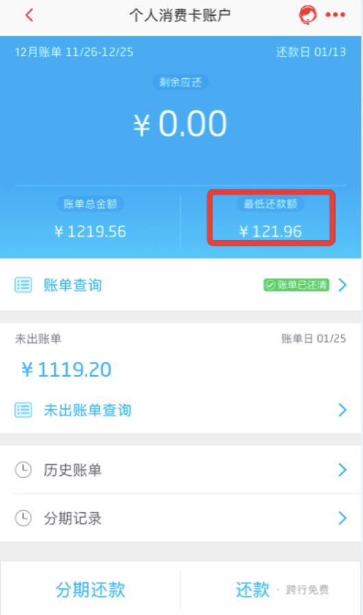 小招信用卡课堂｜关于最低还款，你知道多少？